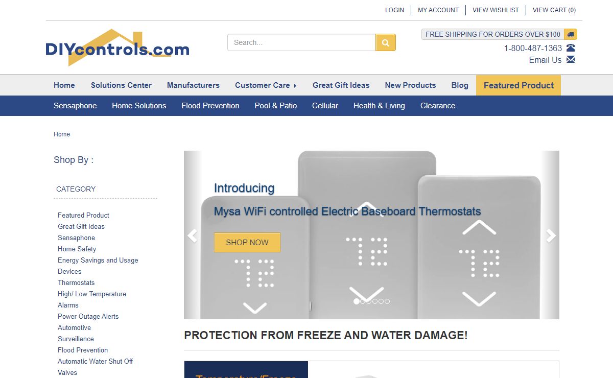 Freeze Alarms, Internet & Phone Thermostats, Sensaphone, Pool Alarms