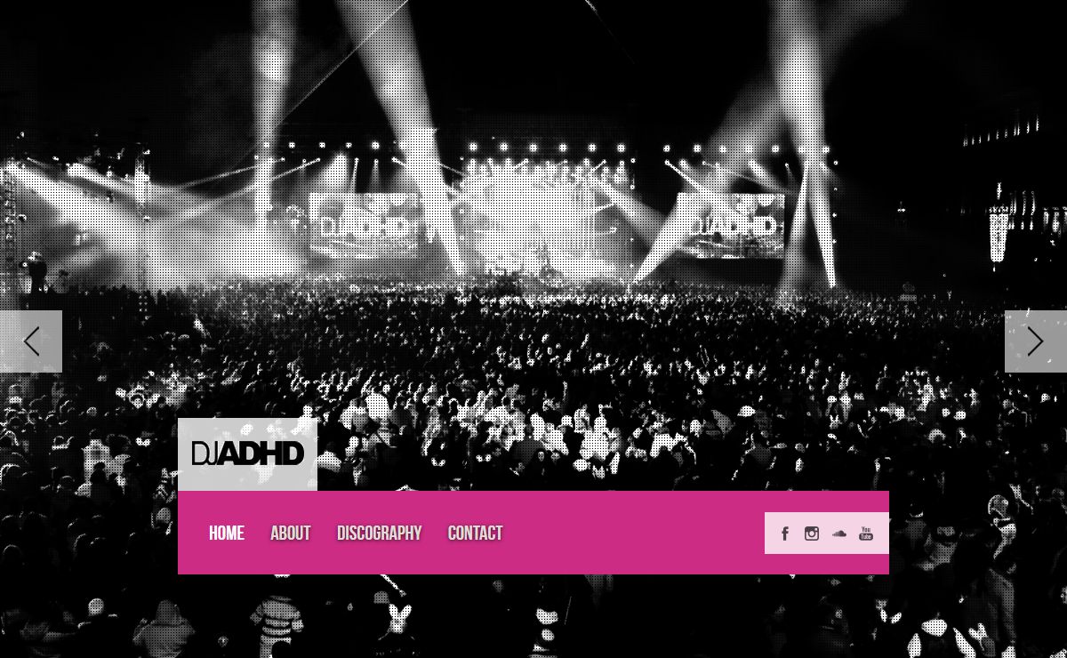 DJ ADHD Official Webhome