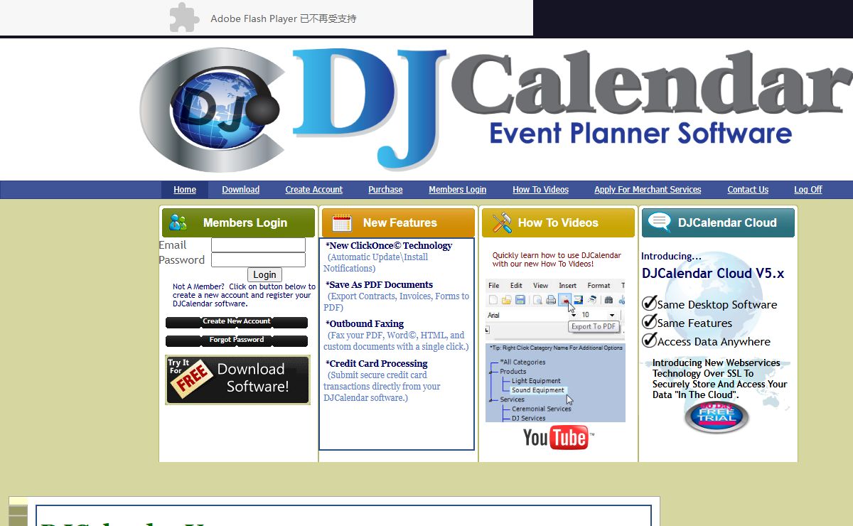 Welcome To DJCalendar Event Planner Software