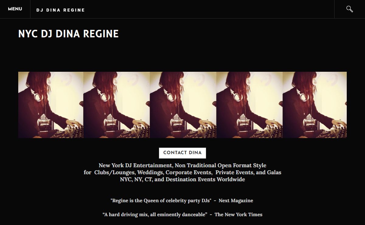 DJ DINA REGINE - HOME