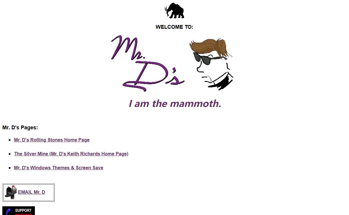Mr. D's Home Pages