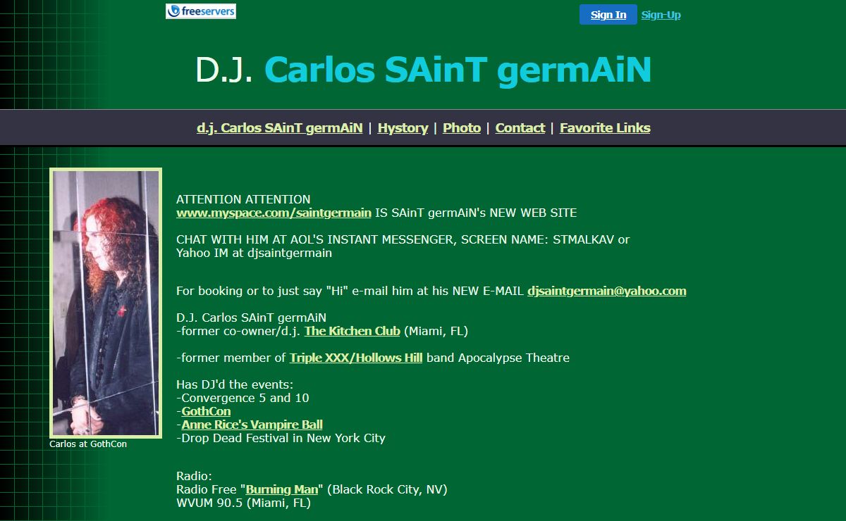 d.j. Carlos SAinT germAiN