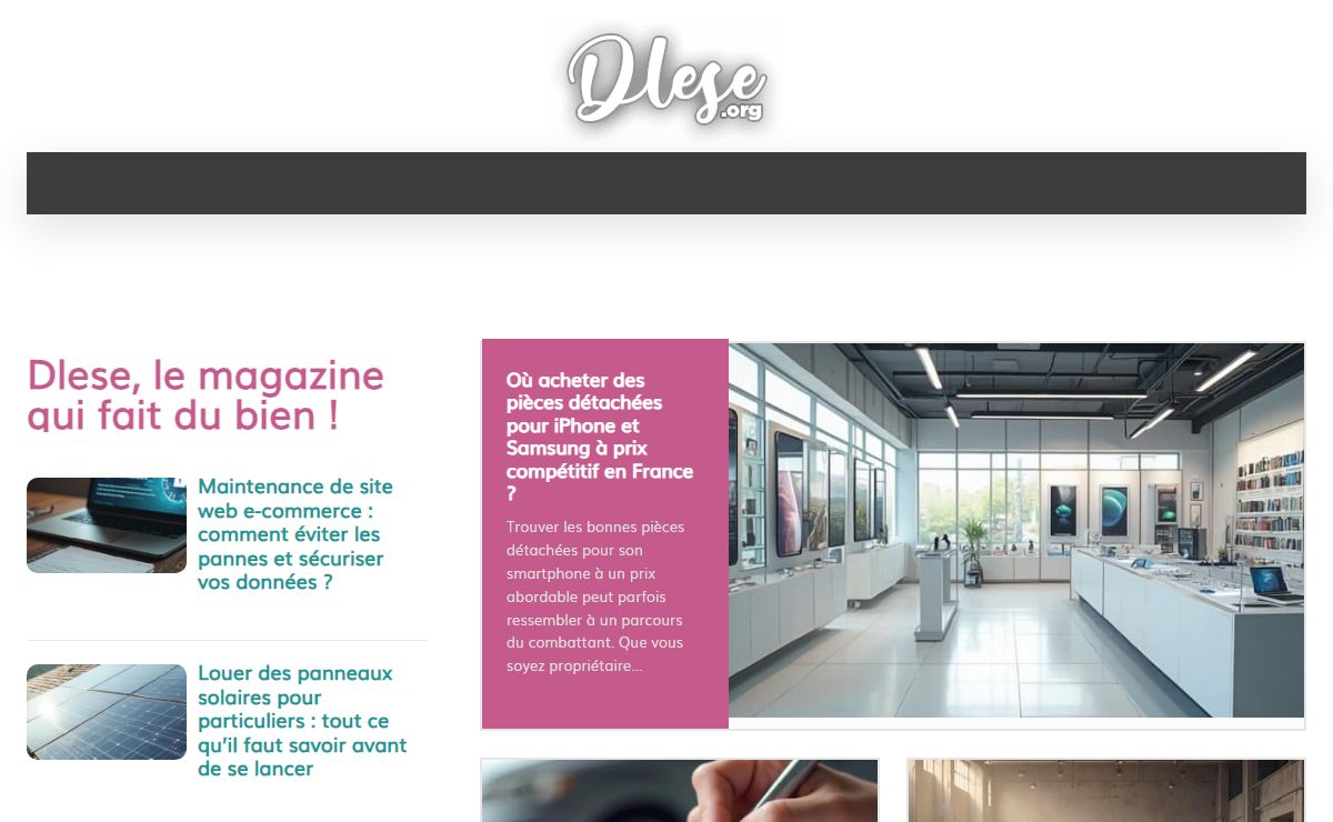 Dlese.org - Le magazine qui fait du bien !