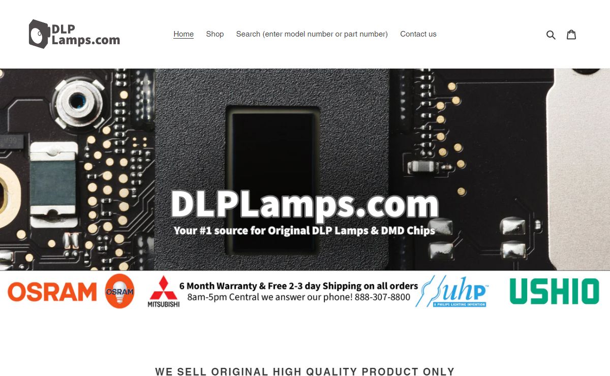 DLP Lamps Original DLP, LCD Lamps and DMD Chips Replacement Fix – dlplamps.com