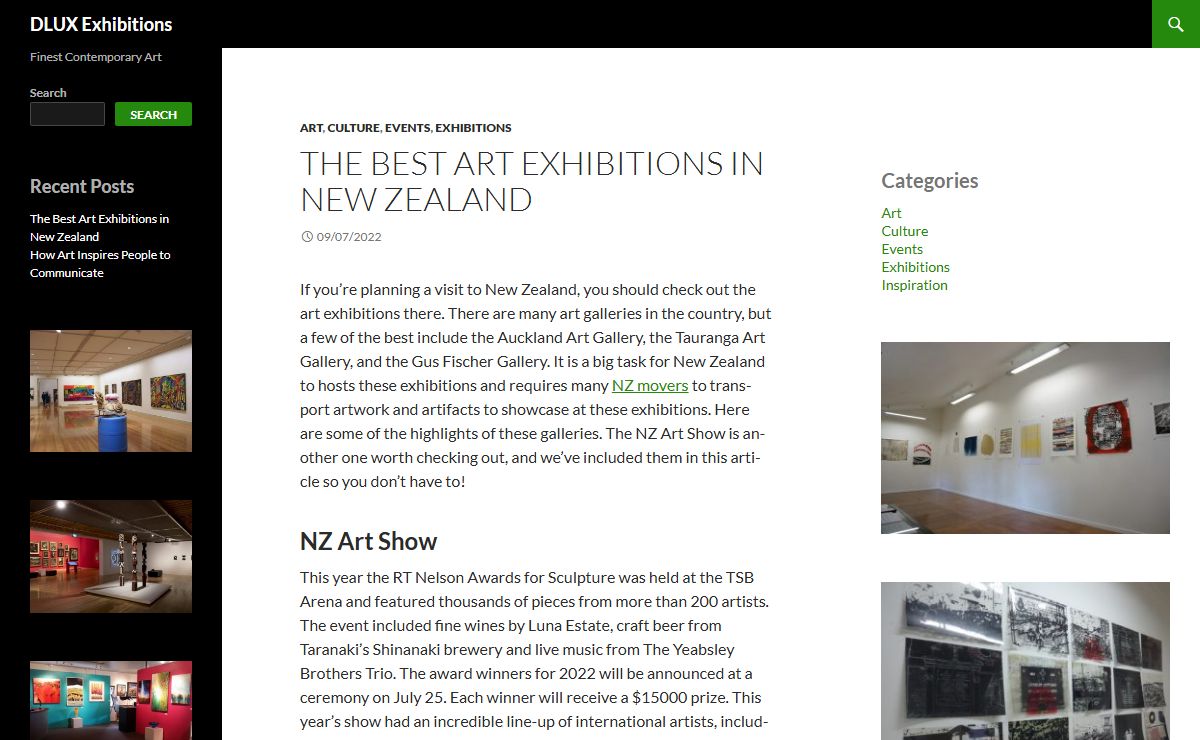 DLUX Exhibitions | Finest Contemporary Art