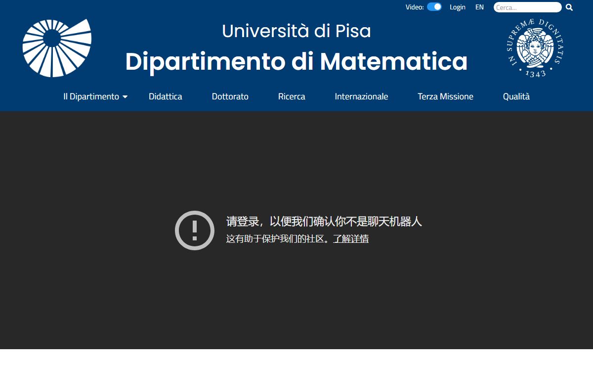 Home - Dipartimento di Matematica