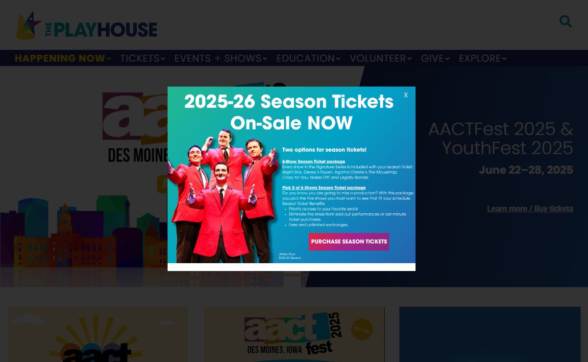 Home - Des Moines Playhouse