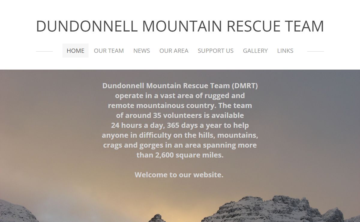 Dundonnell Mountain Rescue Team - Home