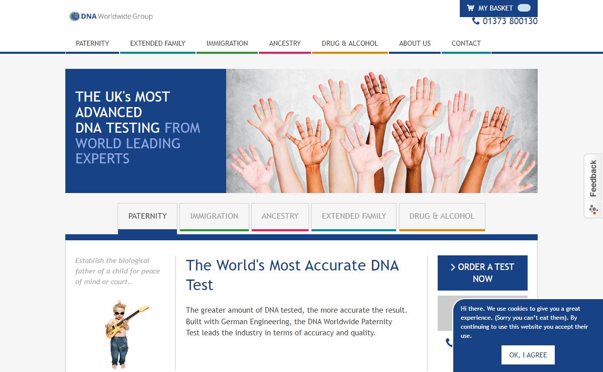 DNA Worldwide: DNA Testing for Paternity, Family & Ancestry