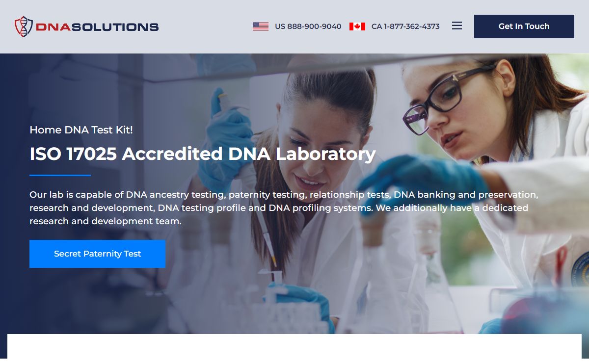 DNA Solutions – DNA Testing Kit