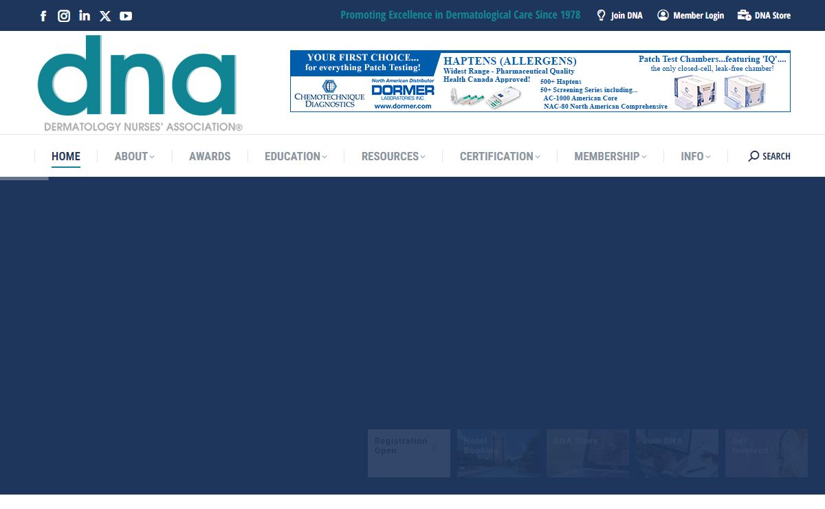 Dermatology Nurses' Association – A Professional Nurses Association – Nurses serving nurses for more than 30 years!