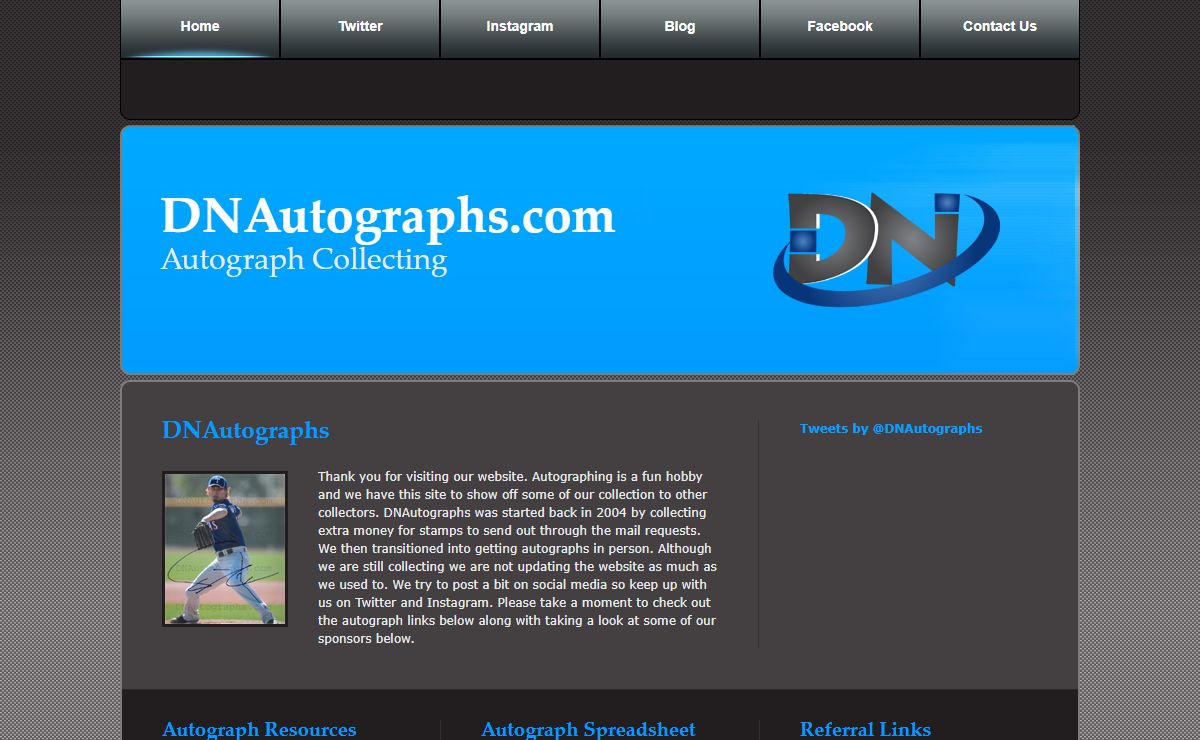 DNAutographs - Dan & Neil's Autograph Collection