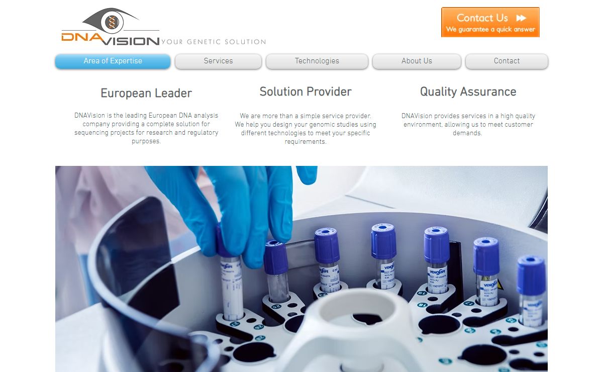 Area of Expertise | DNAVision