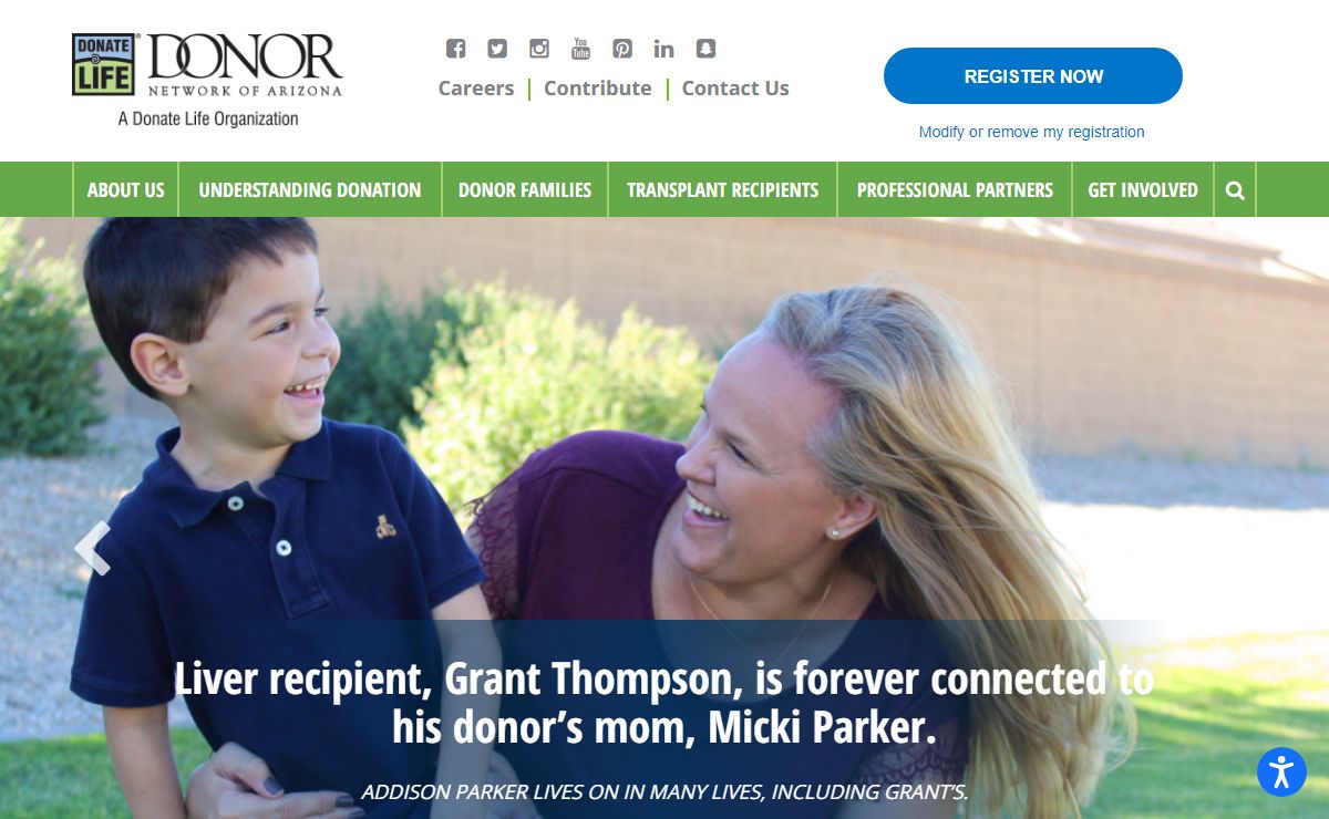 Organ Donation Saves Lives. Register now! | Donor Network of Arizona
