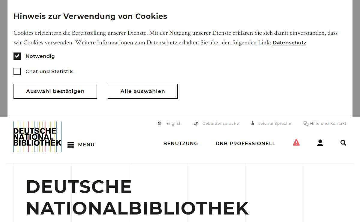 DNB - Startseite