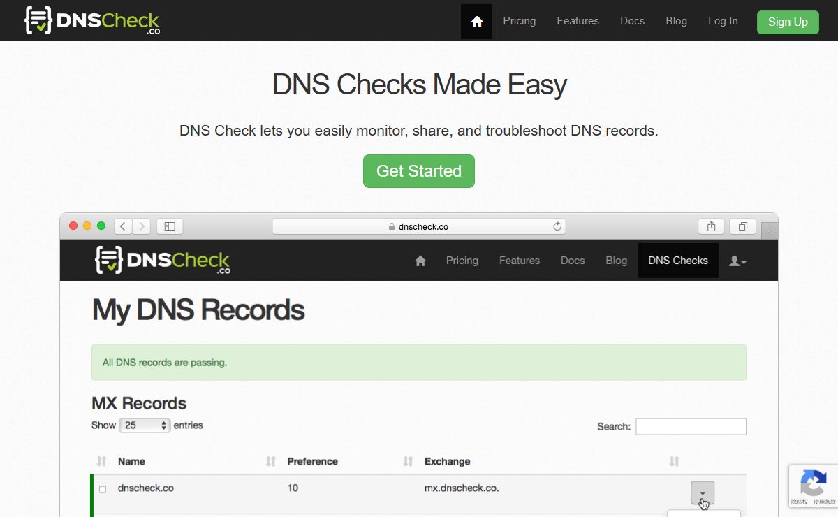 DNS Check - Monitor, Share and Troubleshoot DNS Records