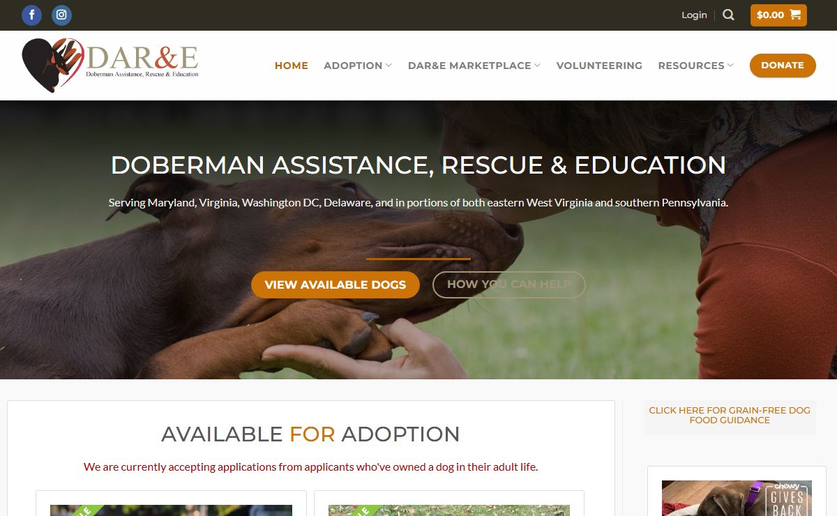 HOME | Doberman Assistance Rescue & Education