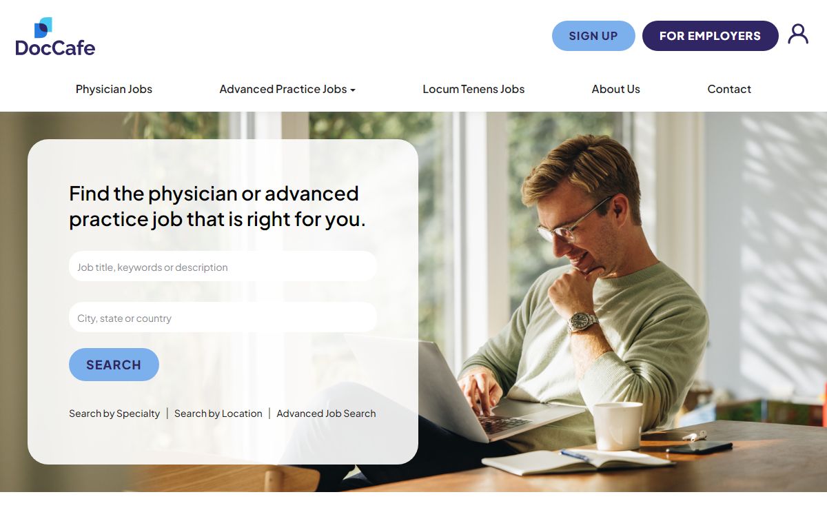 Doctor Jobs | Nation's #1 Site for Physician Jobs · DocCafe