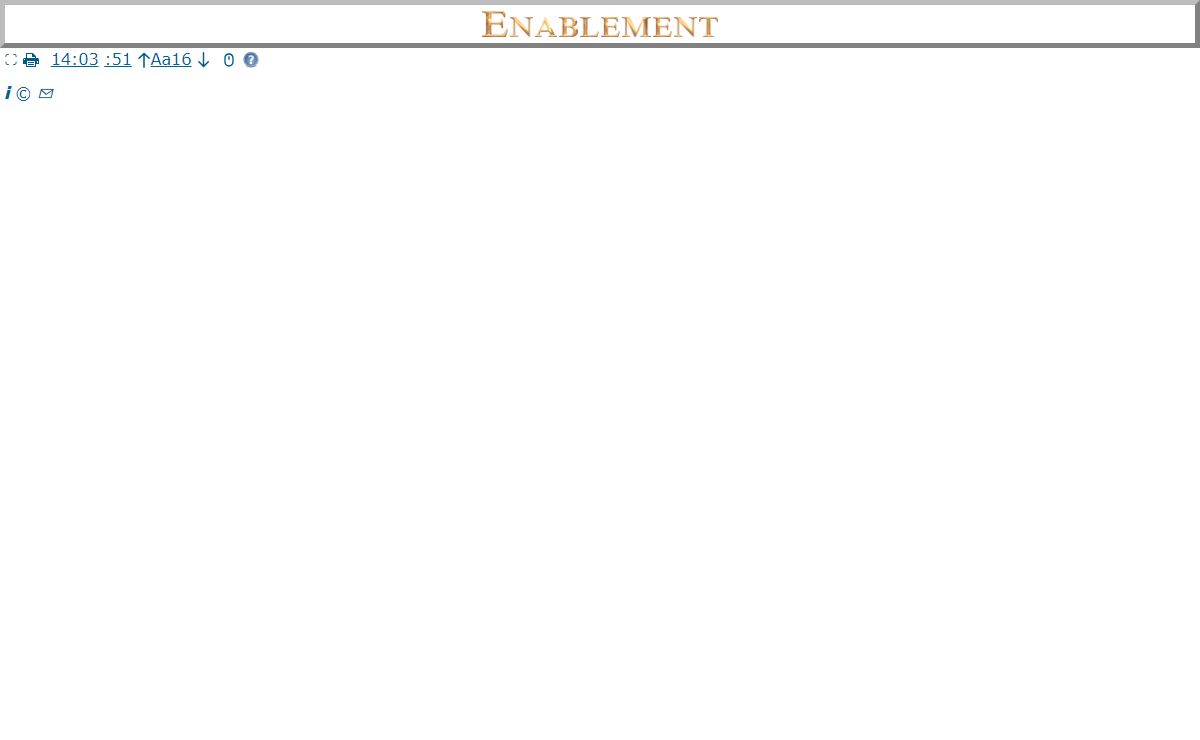 Enablement