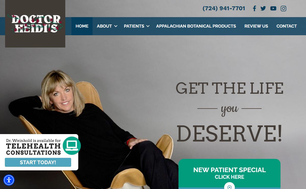 Naturopathy Canonsburg PA | NEW PATIENT SPECIAL