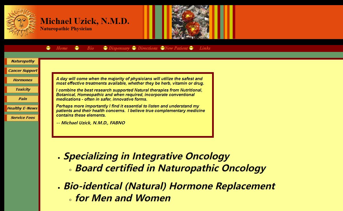 Michael Uzick, N.M.D. Naturopathic Doctor Tucson Arizona