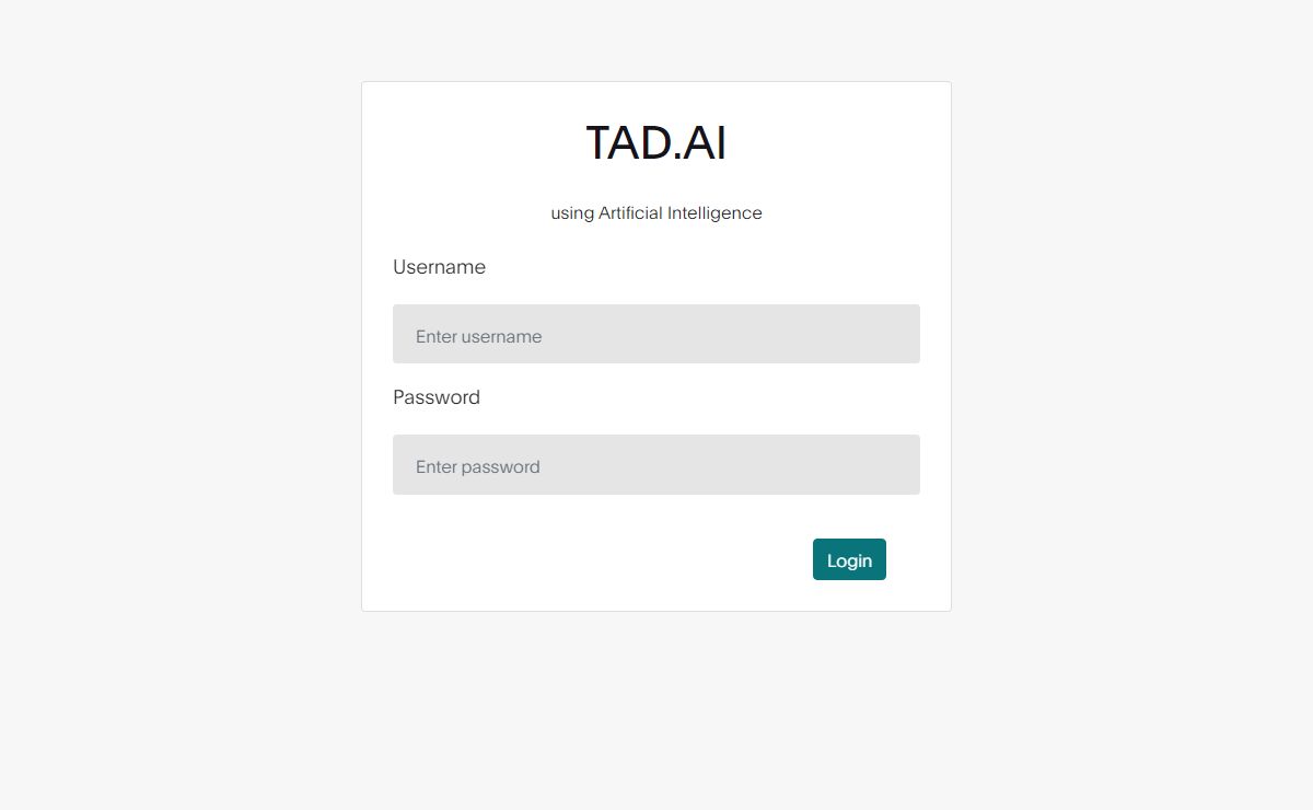 Login | TransACC Ambient Documentation