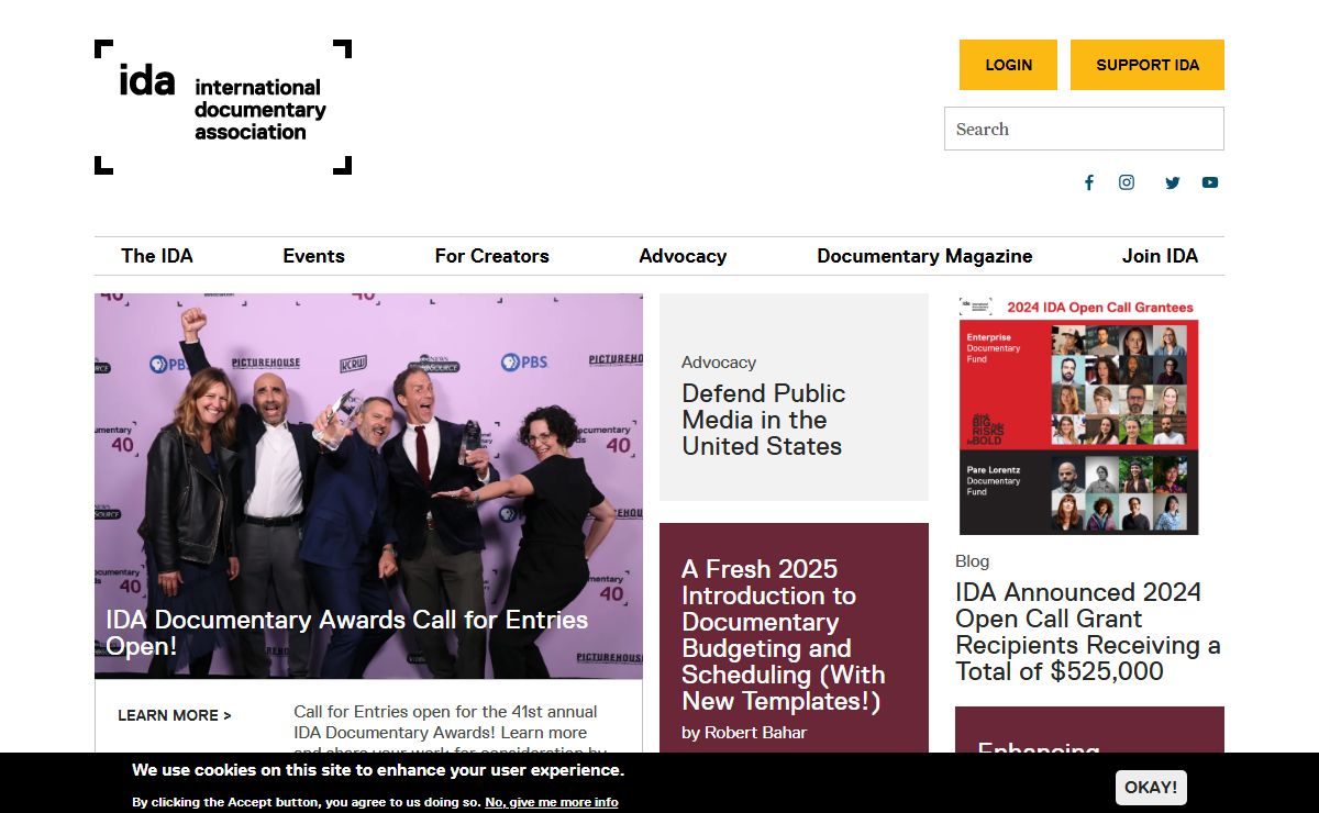 Homepage | International Documentary Association