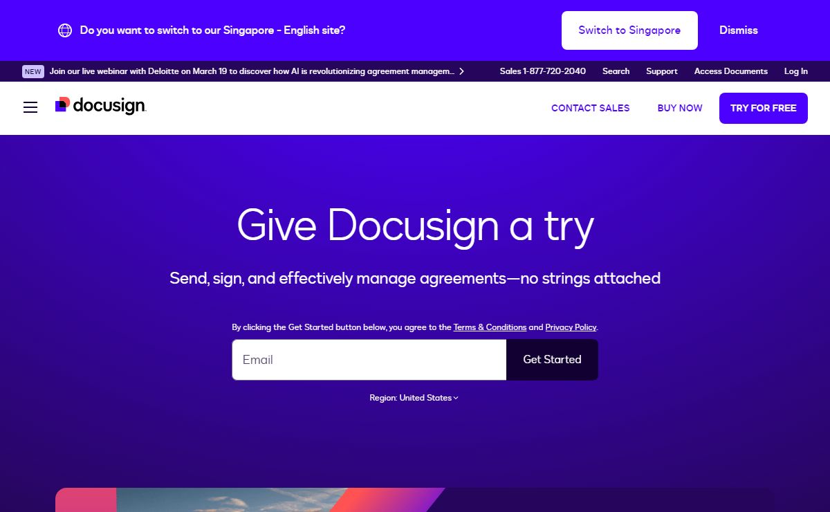 Docusign | #1 in Electronic Signature and Intelligent Agreement Management