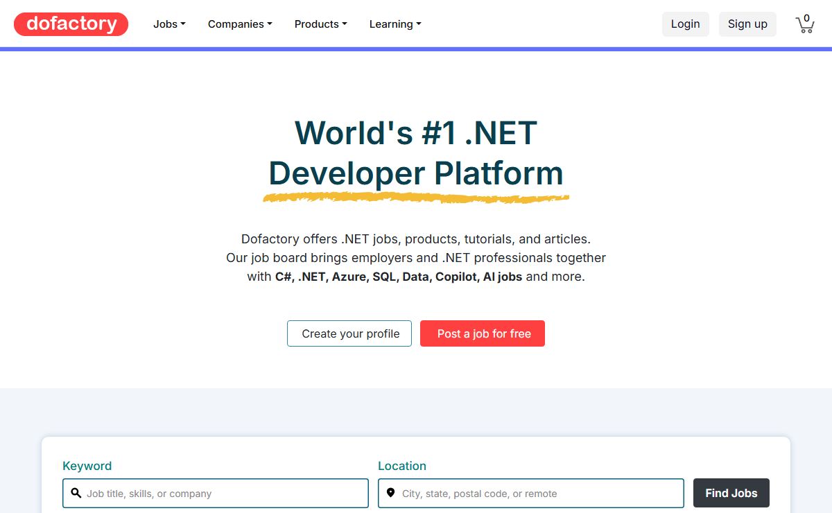 World's #1 .NET Developer Platform