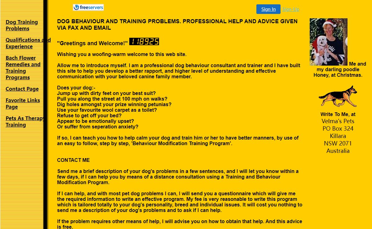 Dog Training Problems