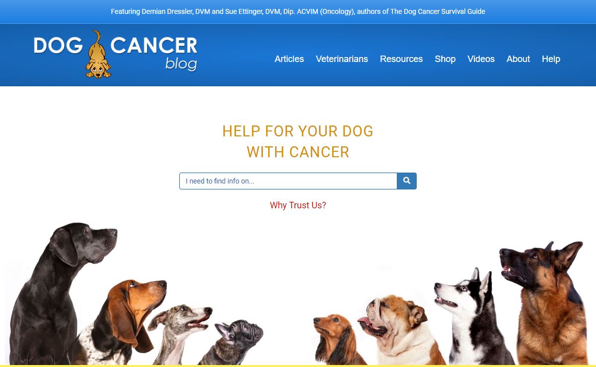 Welcome to Dog Cancer Blog