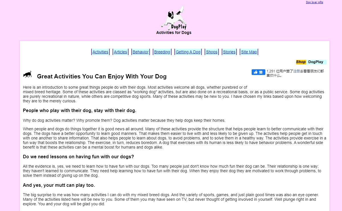 Great activities you can do with your dog
