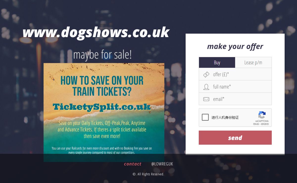 www.dogshows.co.uk maybe for sale!