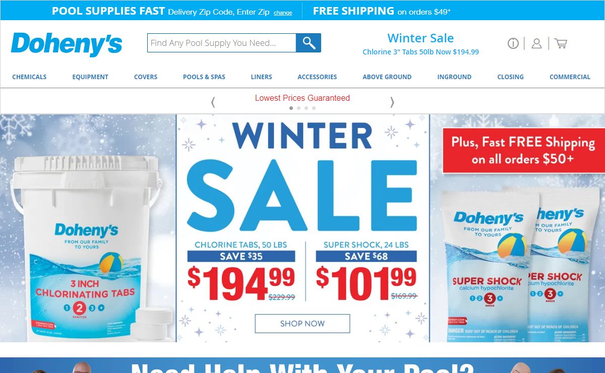 Pool Supply - Doheny's Pool Supplies