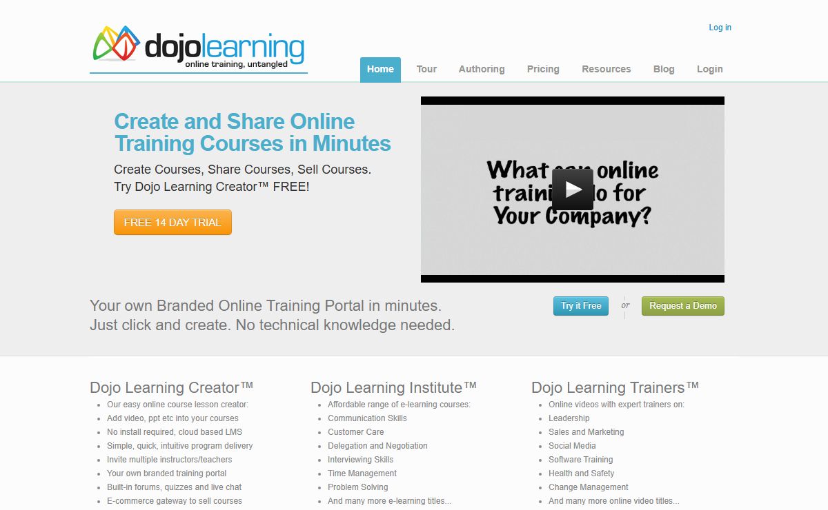 Home - Dojo Learning - Online training, untangled