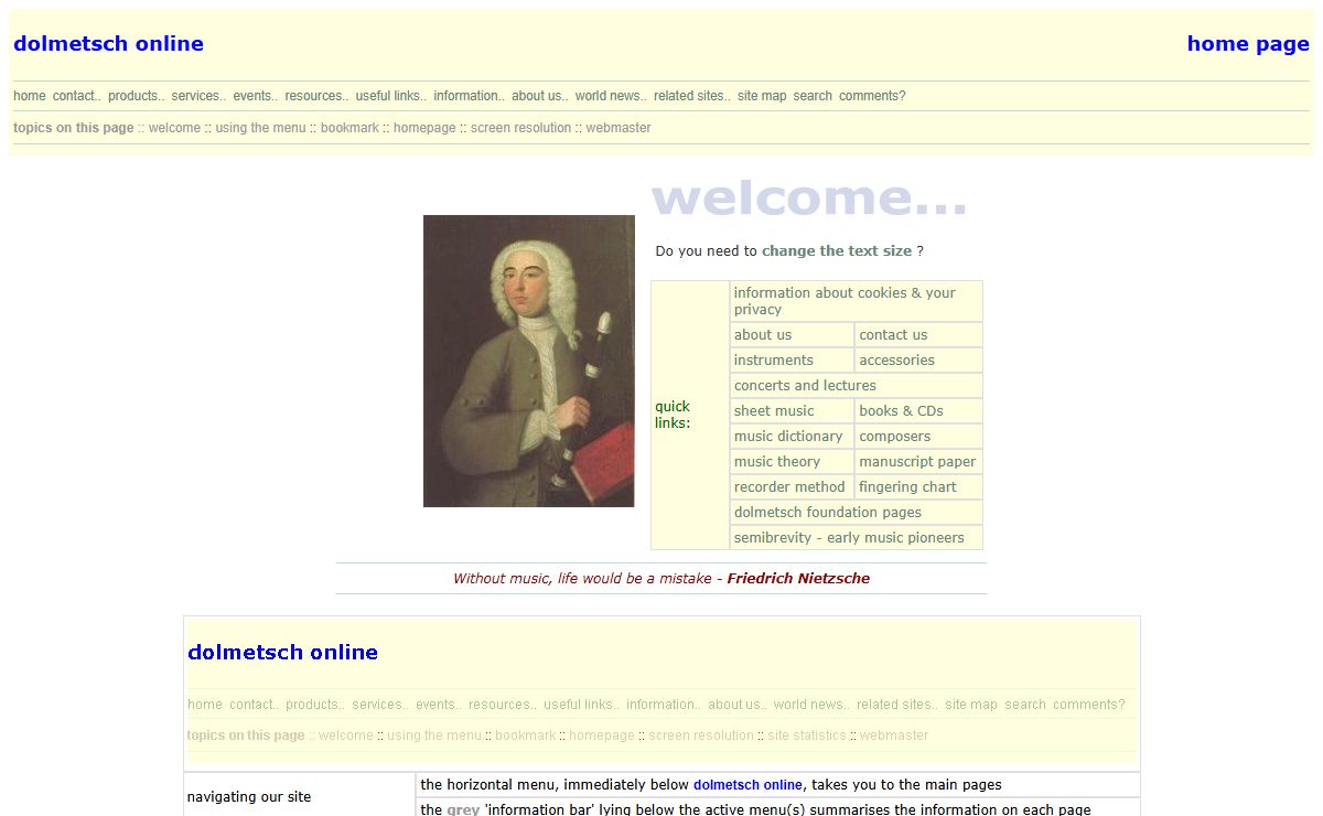 Dolmetsch Online - Home Page