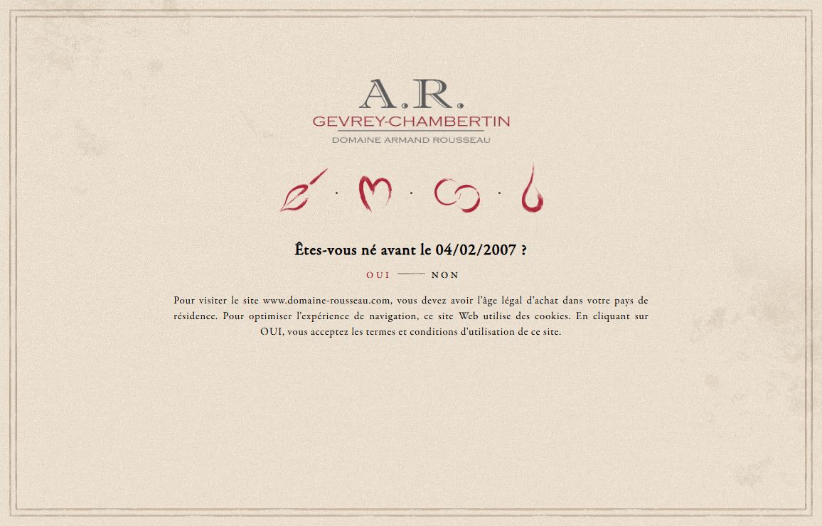 Domaine Armand Rousseau - Accueil