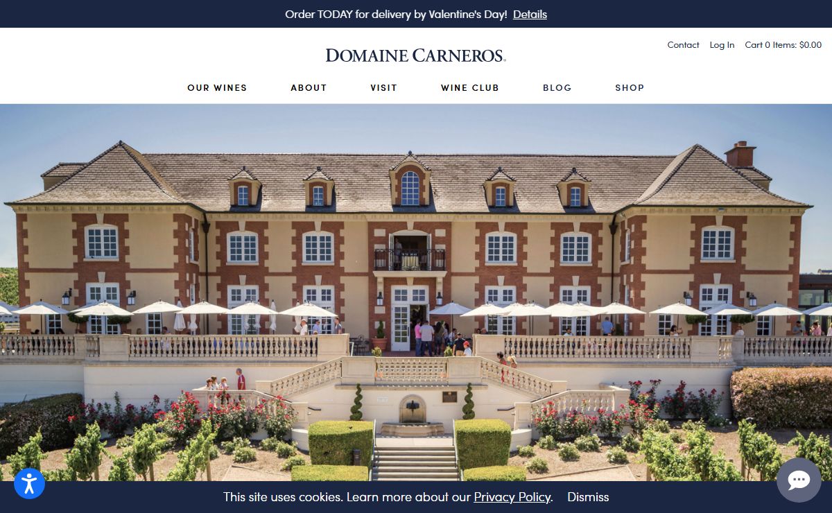 Domaine Carneros: California Sparkling Wine & Pinot Noir
