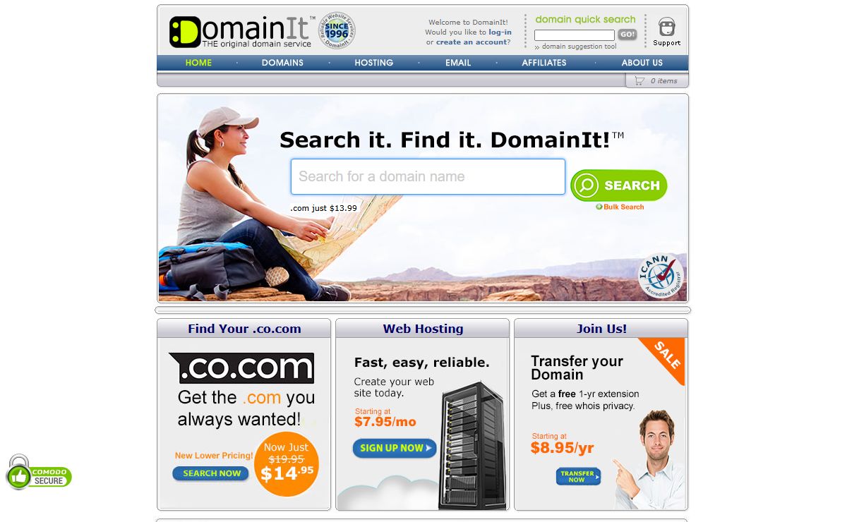 DomainIT: Domain Name Registration, Domain Transfers, Domain Backorder