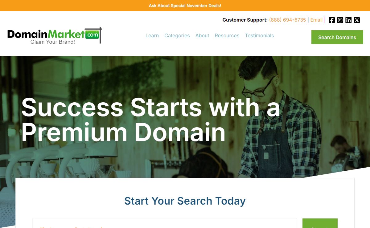 Home - DomainMarket.com