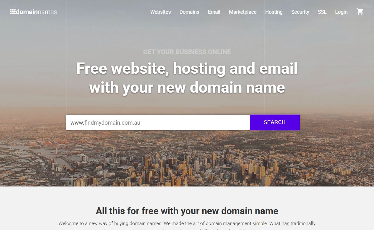 Domain Names Australia | Australian Domain Name Registration | DomainNames.com.au