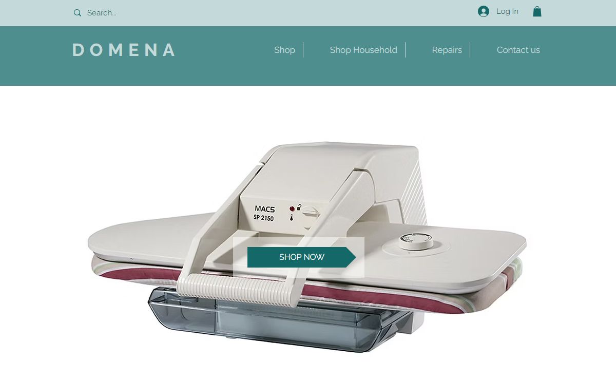Home | DOMENA Steam Press, Filters, Cover and Foams