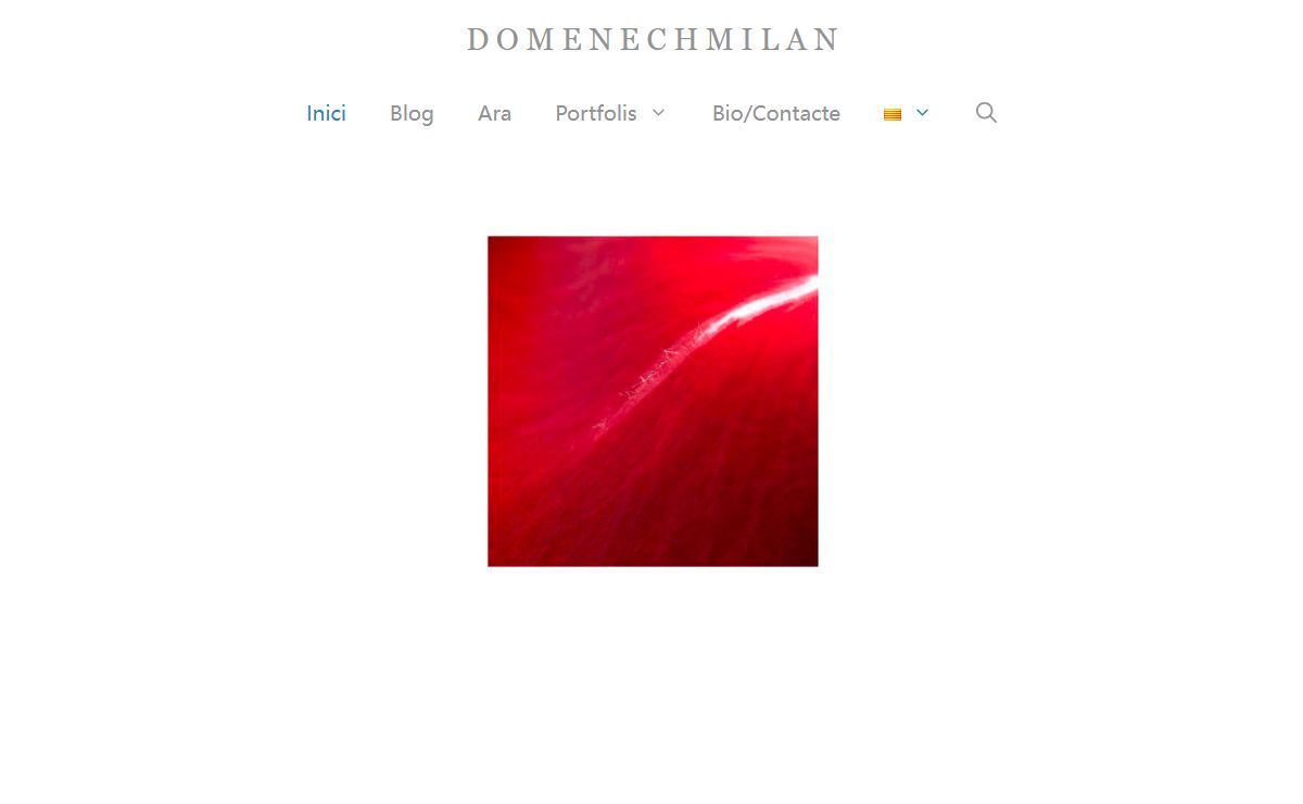 Inici B&N, Color e Imatge Digital - D O M E N E C H M I L A N