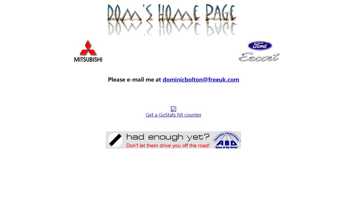Doms Home Page