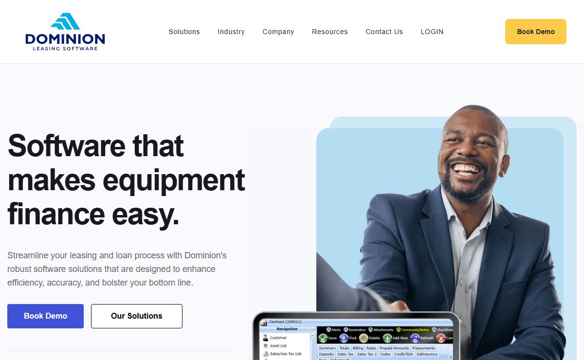 Home of LeaseComplete | Dominion Leasing Software