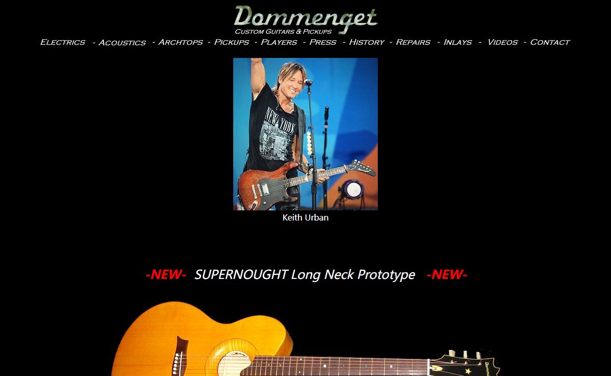 Boris Dommenget Guitarmaker handmade Guitars and Pickups
