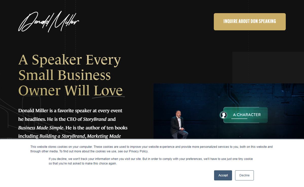 Donald Miller | Keynote Speaker for Business Leaders