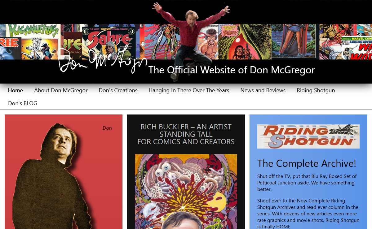 Don McGregor:: The Official Website of Don McGregor