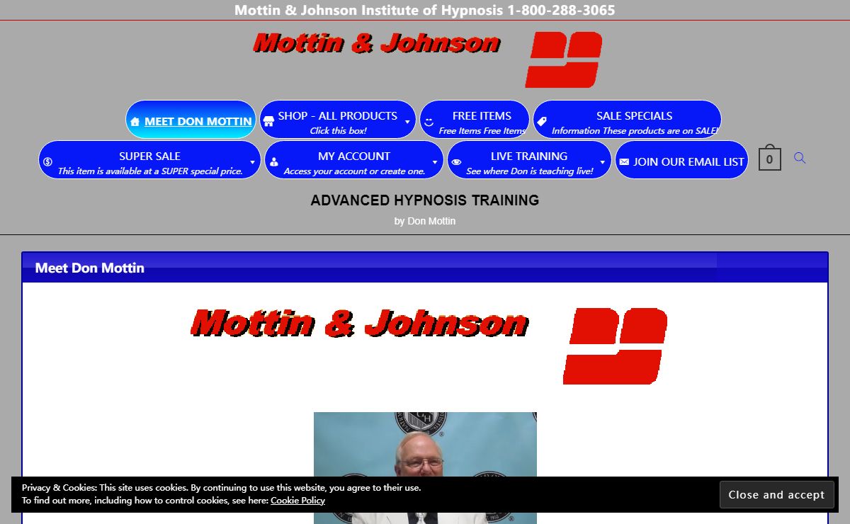 Meet Don Mottin - Mottin & Johnson Institute of Hypnosis
