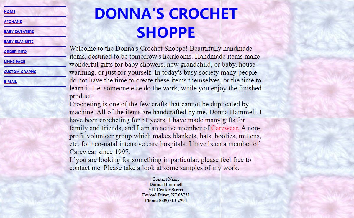 Donna's Crochet Shoppe